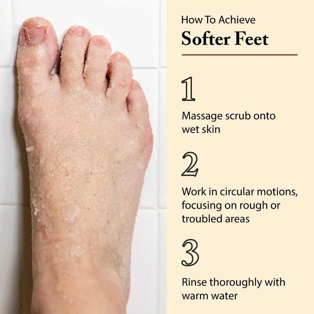 FootFitter Exfoliating Foot Scrub and Pumice Stone Set