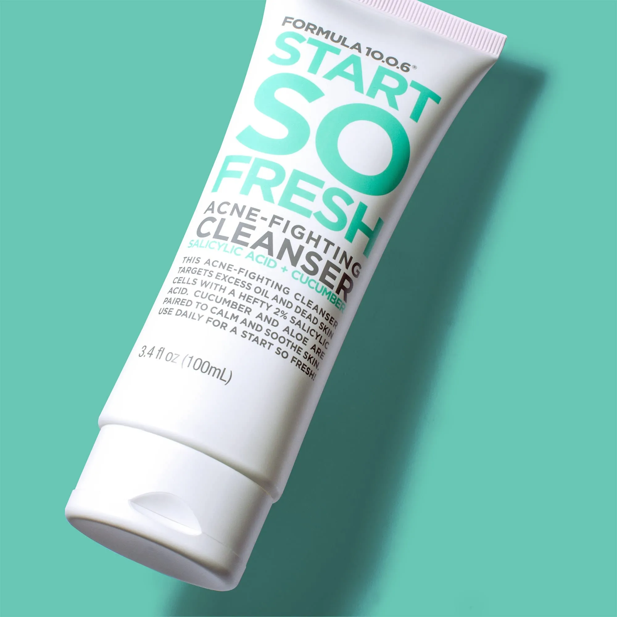 FORMULA 10.0.6 Start So Fresh Acne Fightining Cleanser Salicyllic Acid   Cucumber غسول بحمض الساليسيليك