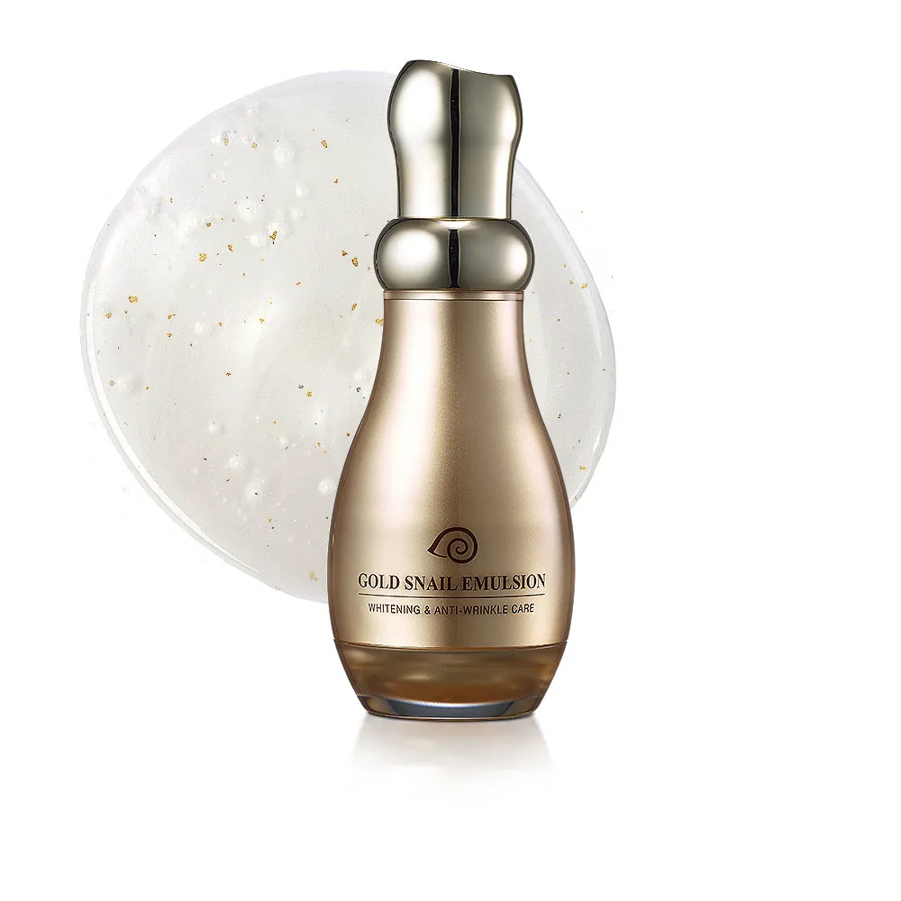 Gold & Snail Emulsion - Lightening & Anti-Wrinkle Care- 130ml