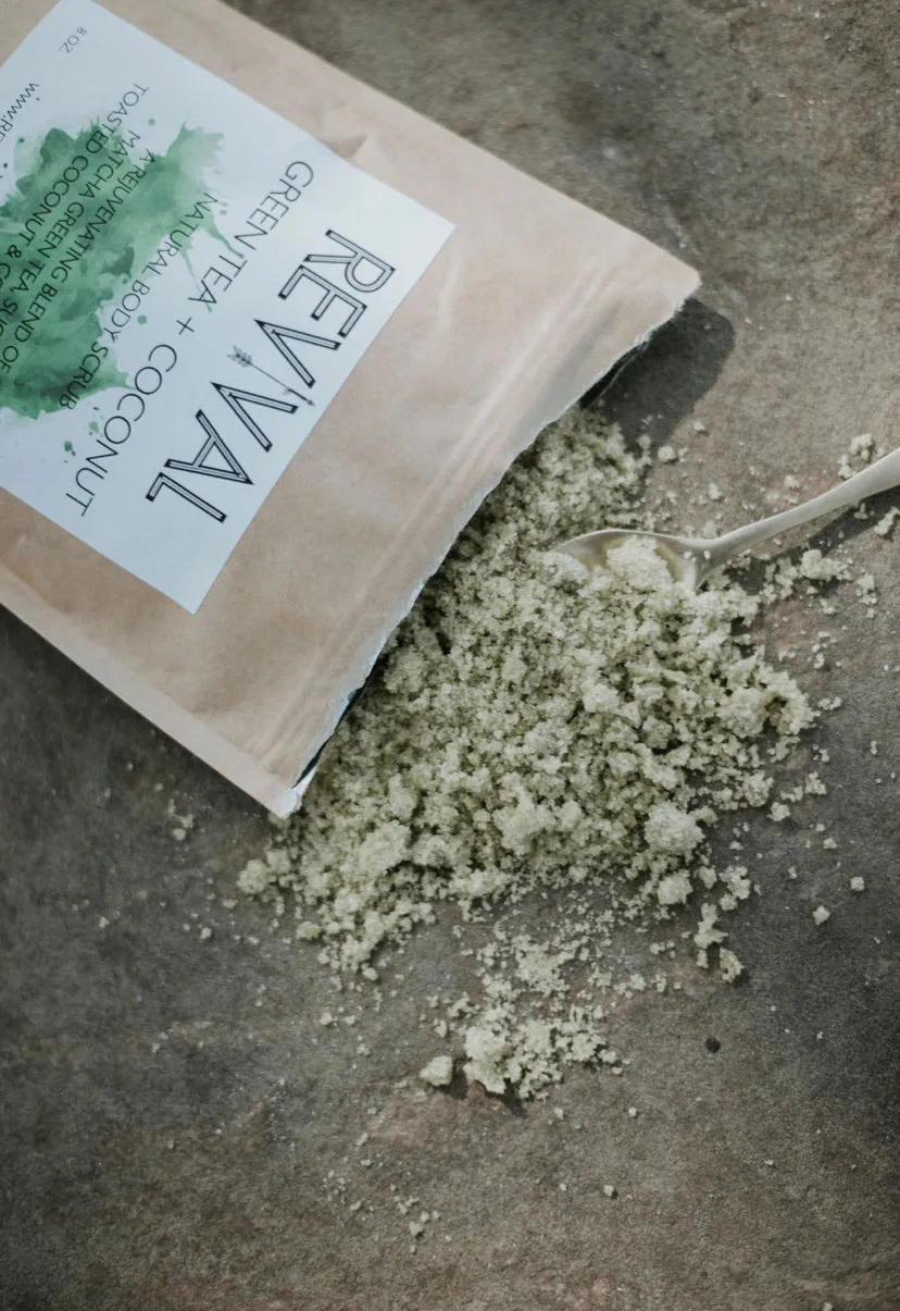 GREEN TEA   COCONUT BODY SCRUB