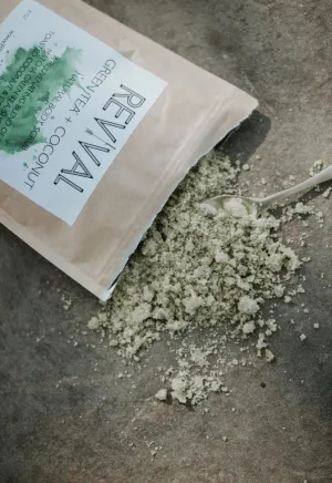 GREEN TEA   COCONUT BODY SCRUB