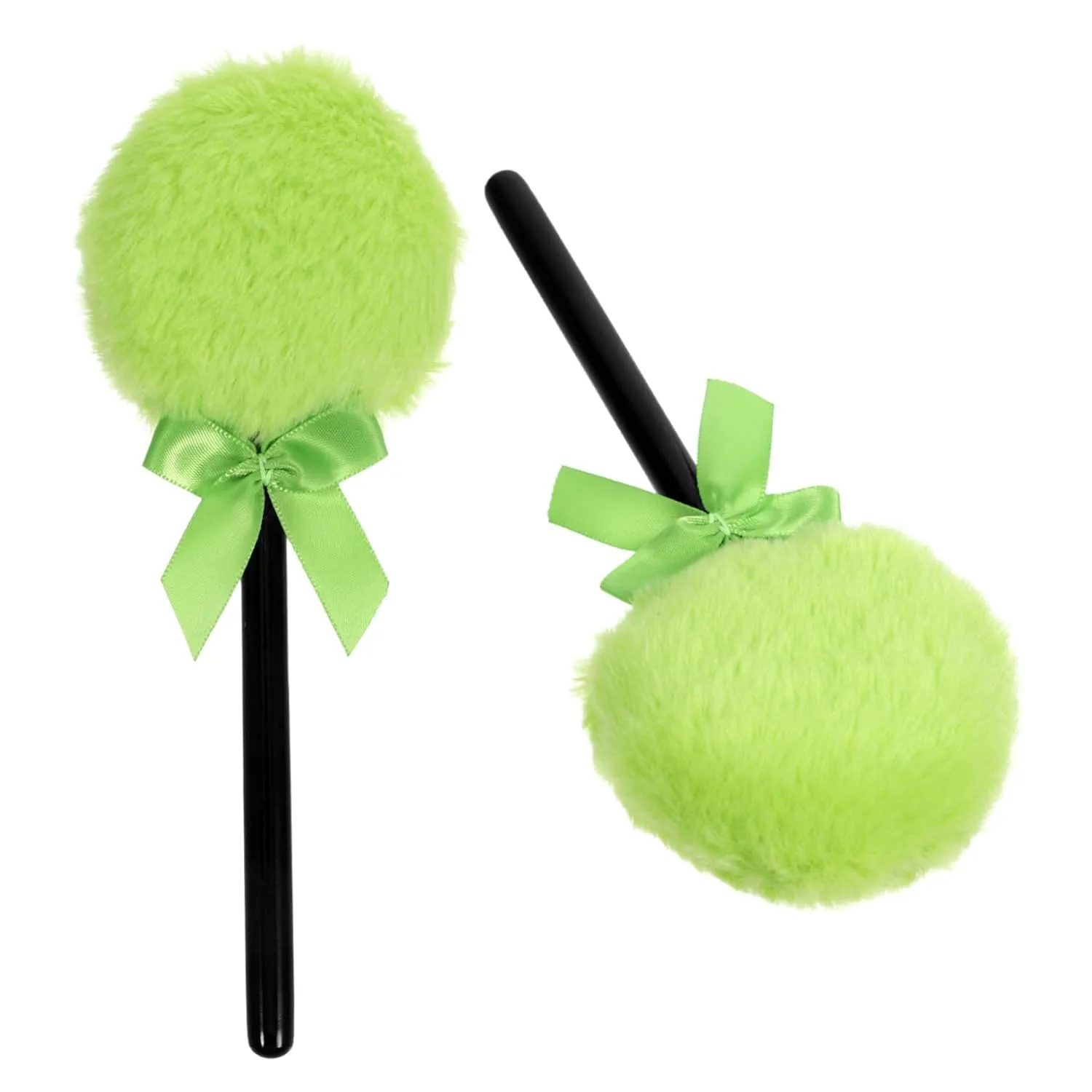 Happyyami Portable Makeup Brush Set 2pcs Soft Bristles Facial Brush for Women Nose Shadow Applicator