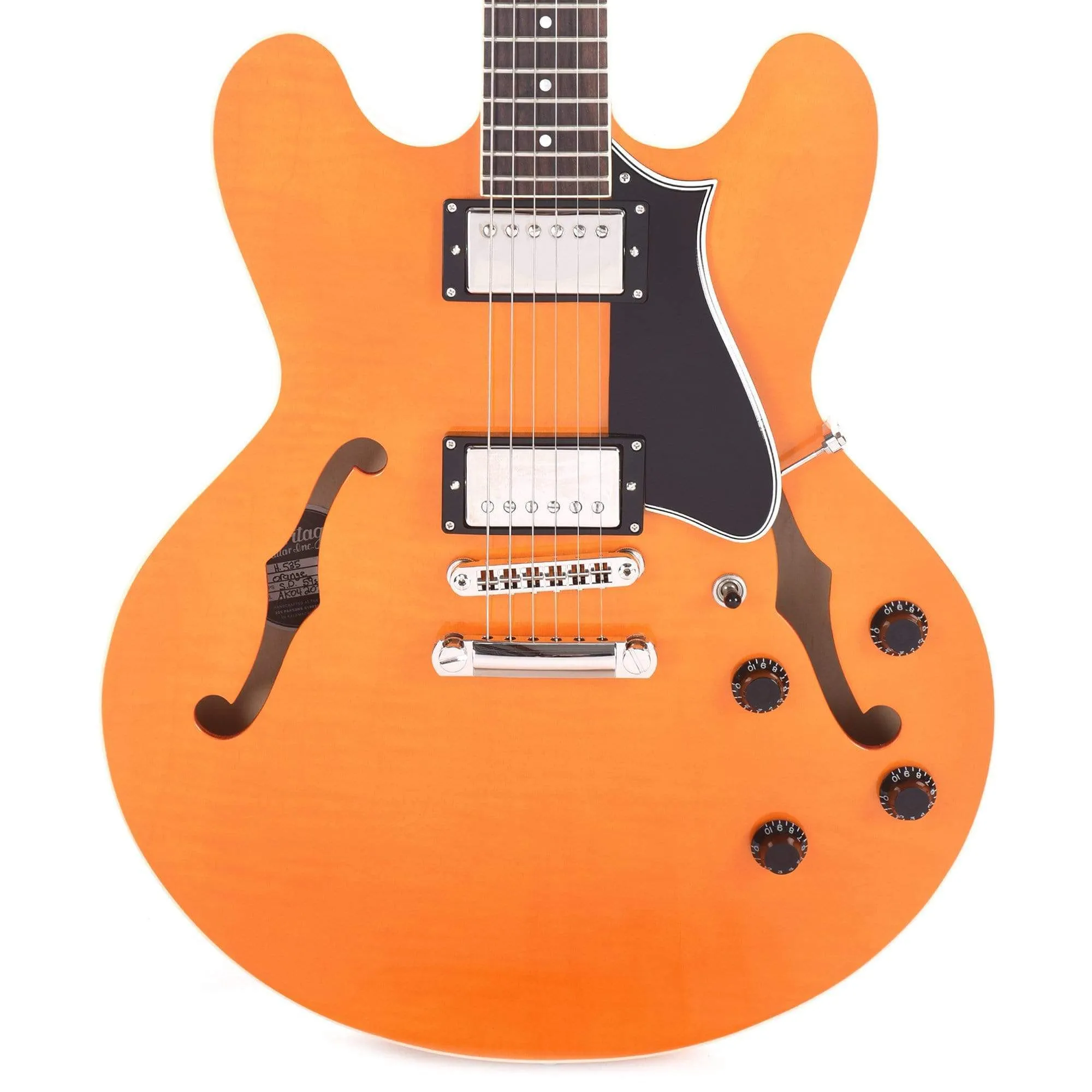 Heritage Standard H-535 Semi-Hollow Orange Translucent
