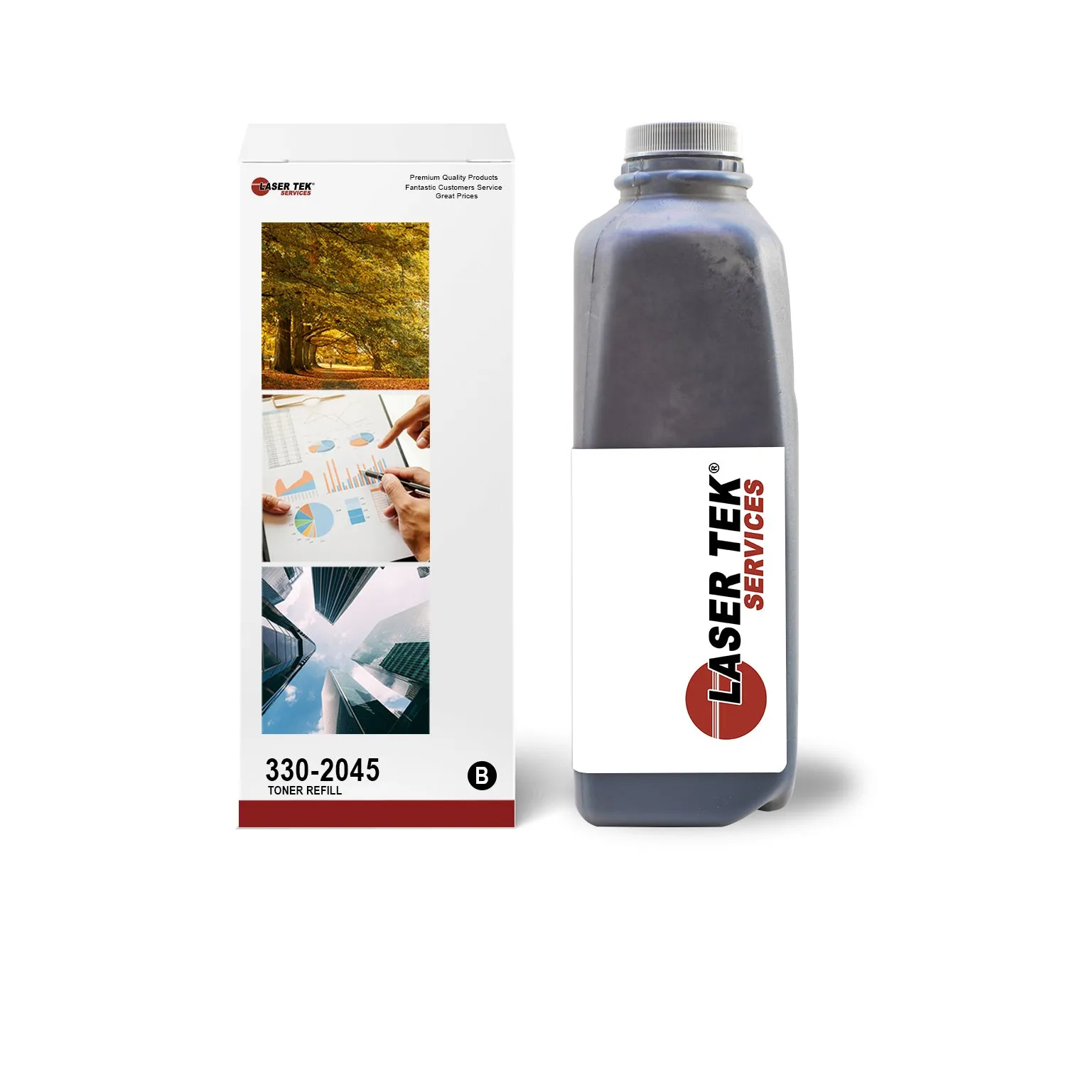 High Yield Toner Refill Kit for Dell 5330 330-2045 330-2044 Black | Laser Tek Services