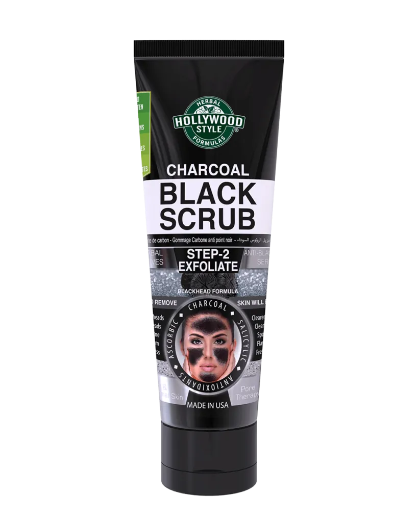 HOLLYWOOD STYLE CHARCOAL BLACK SCRUB 100ML