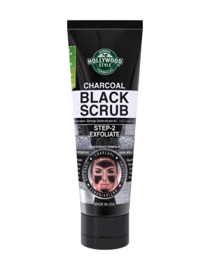 HOLLYWOOD STYLE CHARCOAL BLACK SCRUB 100ML