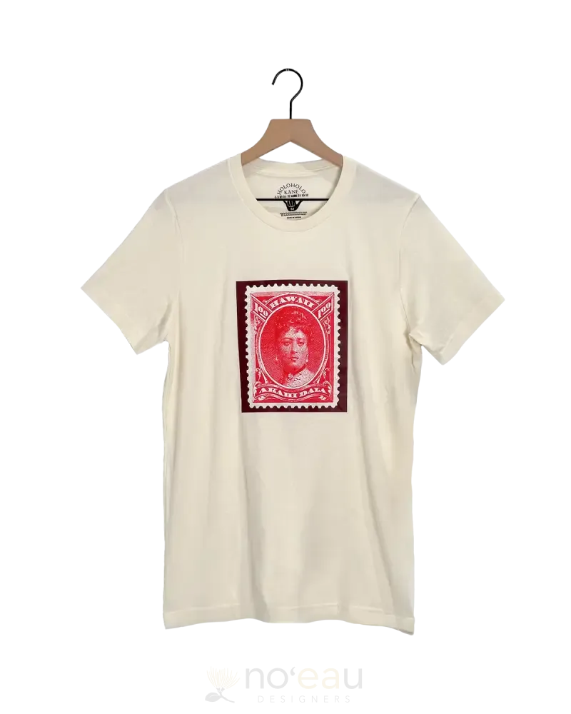 HOLOHOLO MAMA - Queen Emma Stamp Men's Cream T-Shirt