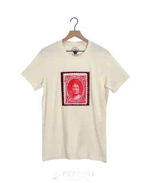 HOLOHOLO MAMA - Queen Emma Stamp Men's Cream T-Shirt