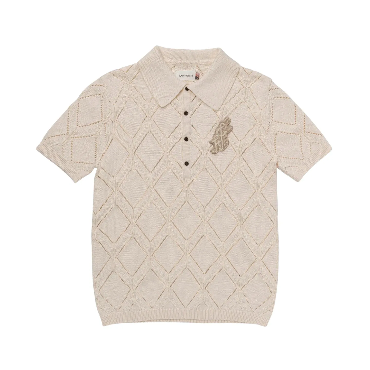 HONOR THE GIFT DIAMOND KNIT POLO