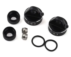 Hot Racing Aluminum Bleeder Shock Caps (2)