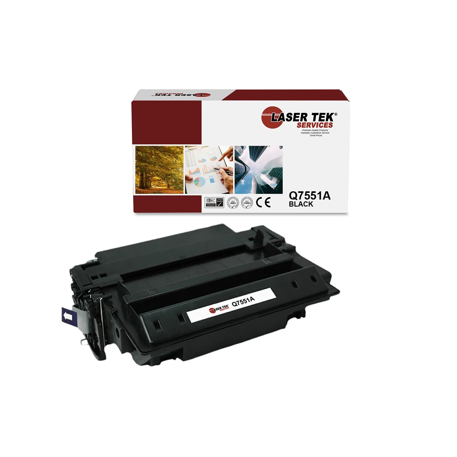 HP 51A Q7551A Black Compatible Toner Cartridge | Laser Tek Services