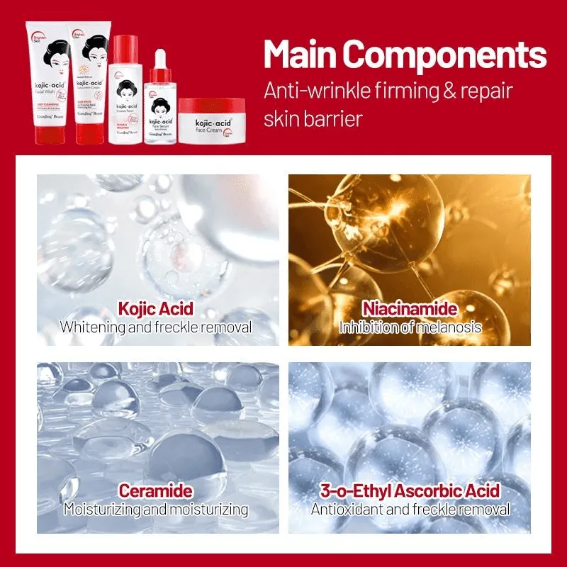 Kojic Acid Whitening Skin Care Set