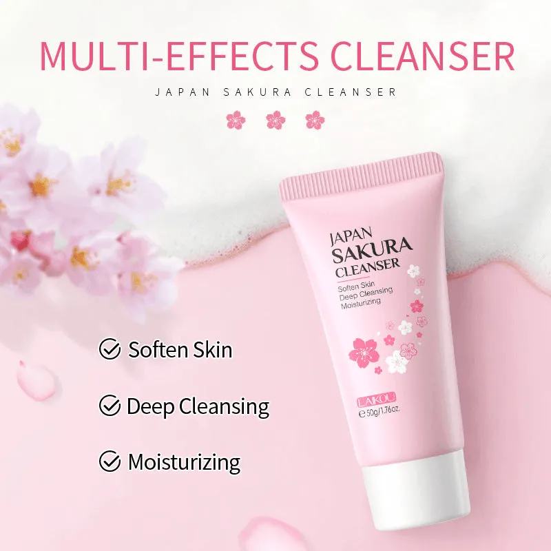 Laikou Japanese Sakura Facial Cleanser - 50g