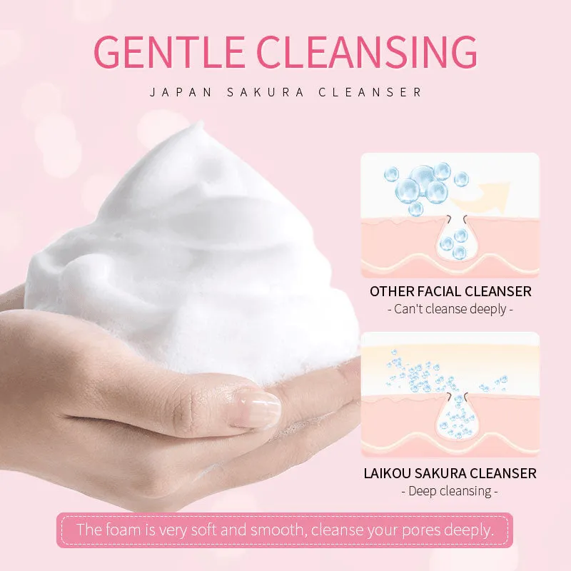 Laikou Japanese Sakura Facial Cleanser - 50g