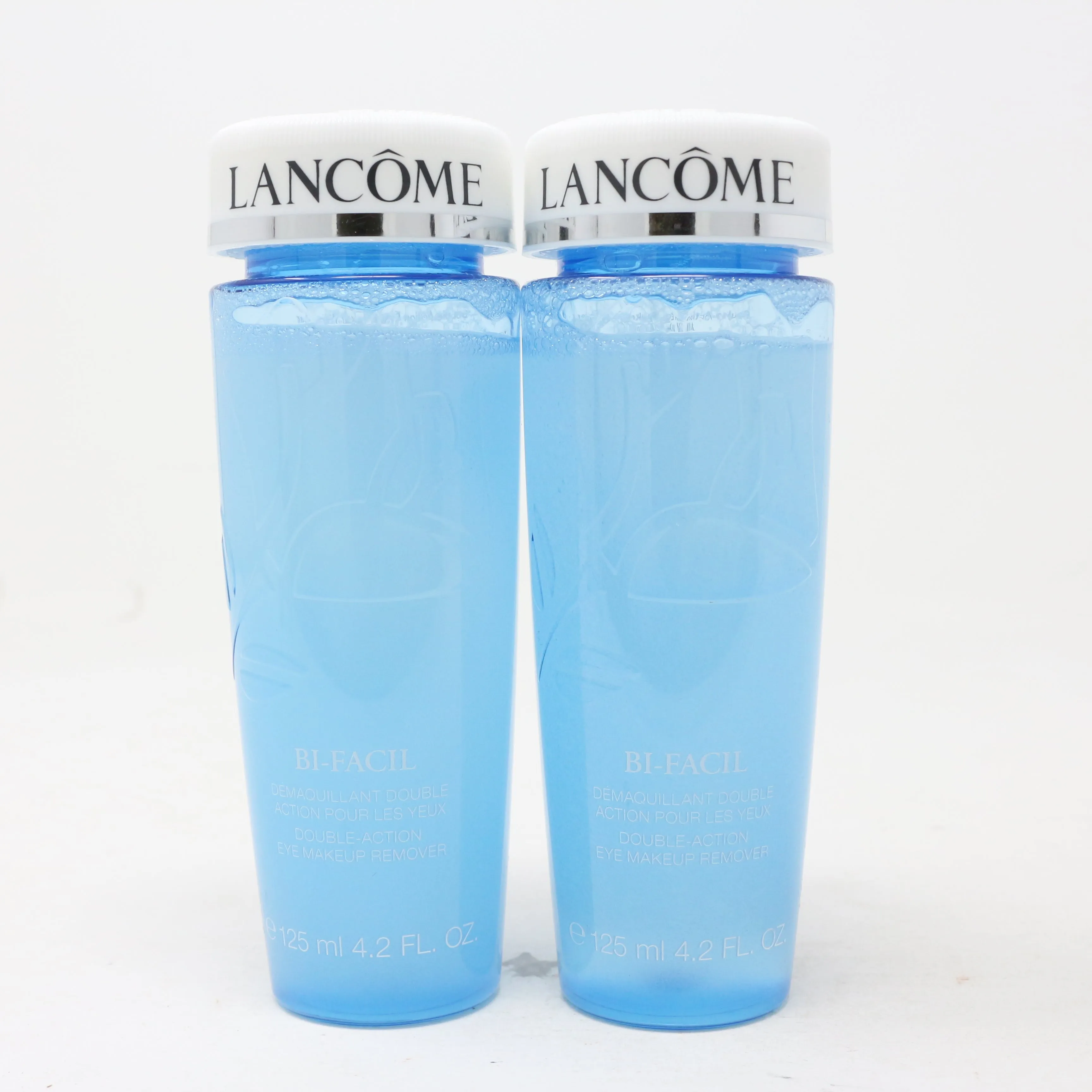 Lancome Bi-Facil Double Action Eye Makeup Remover  4.2oz/124ml New (Pack Of 2)