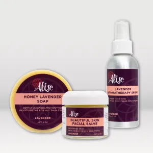 Lavender Lovers Gift Set with Lavender Facial Salve