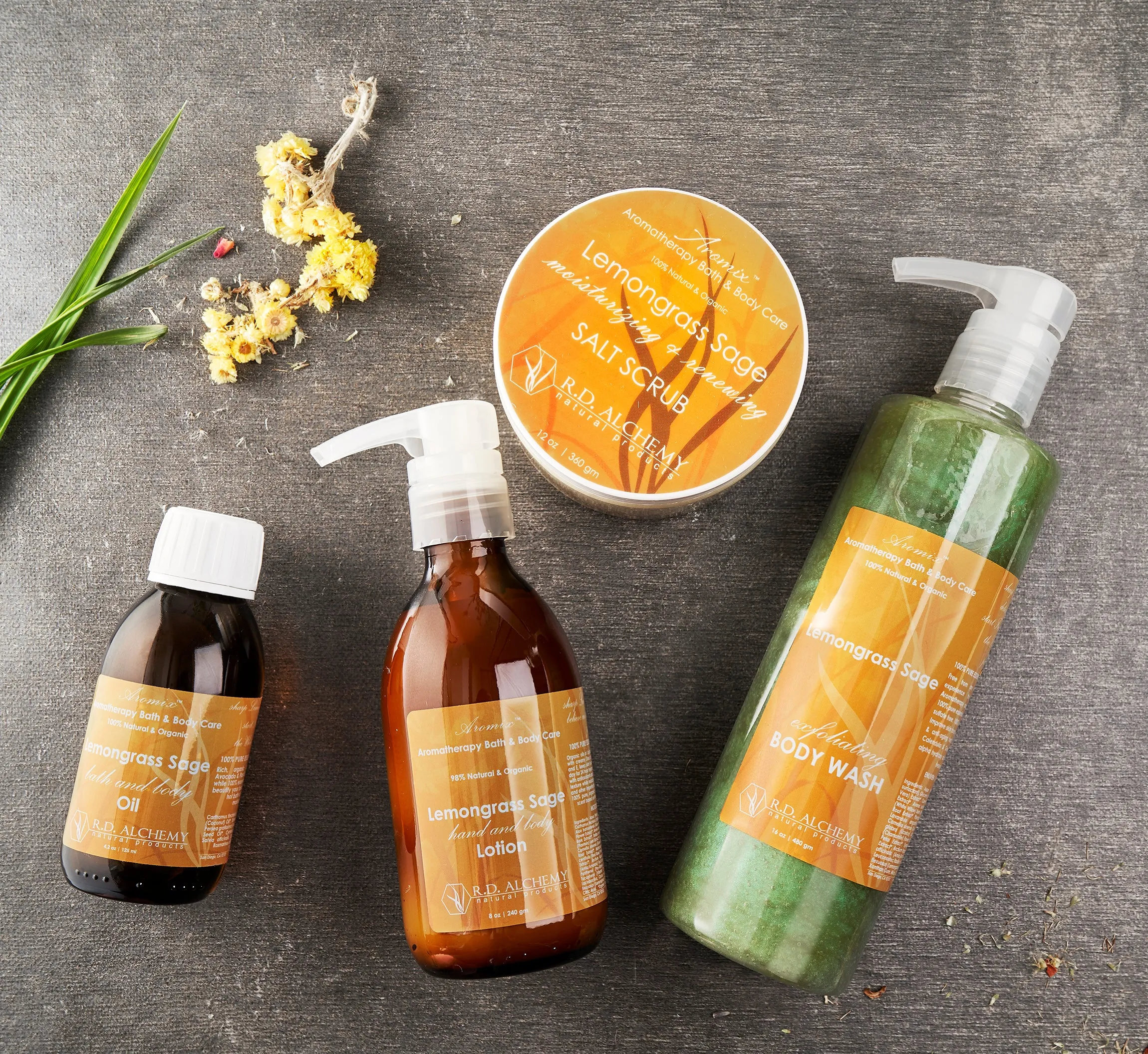 Lemongrass Sage- Sea Salt Body Scrub