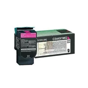 Lexmark C544 toner magenta - Genuine Lexmark C544X1MG Original Toner cartridge