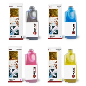 Lexmark C750 C752 C762  4 Pack Toner Refill With Chips