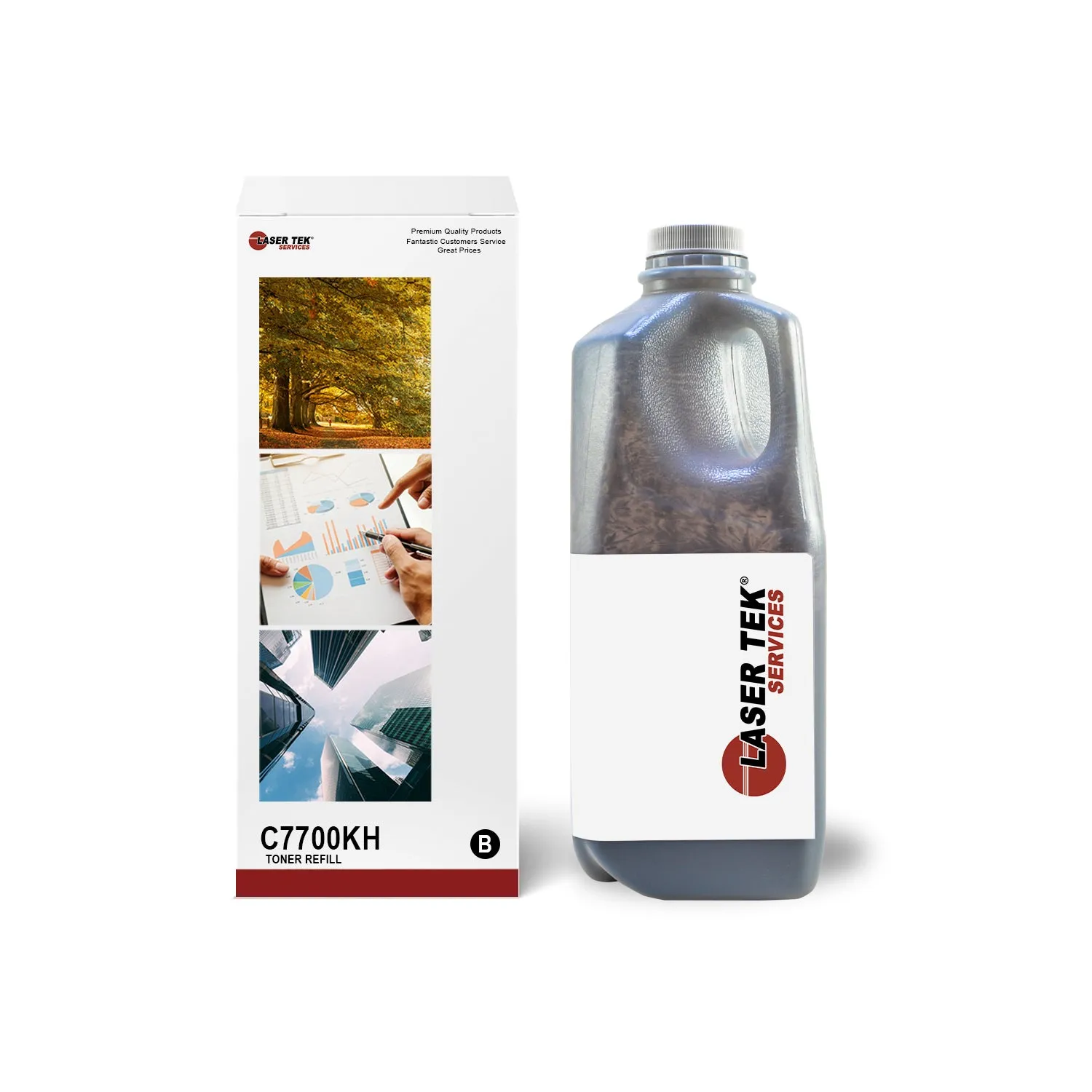 Lexmark C780 C782 Black Toner Refill With Chip