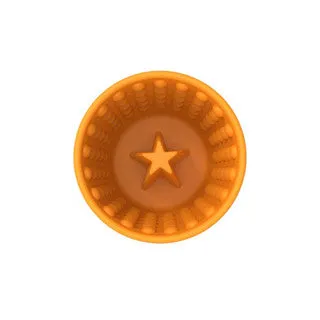 LickiMat Yoggie Pot-Orange