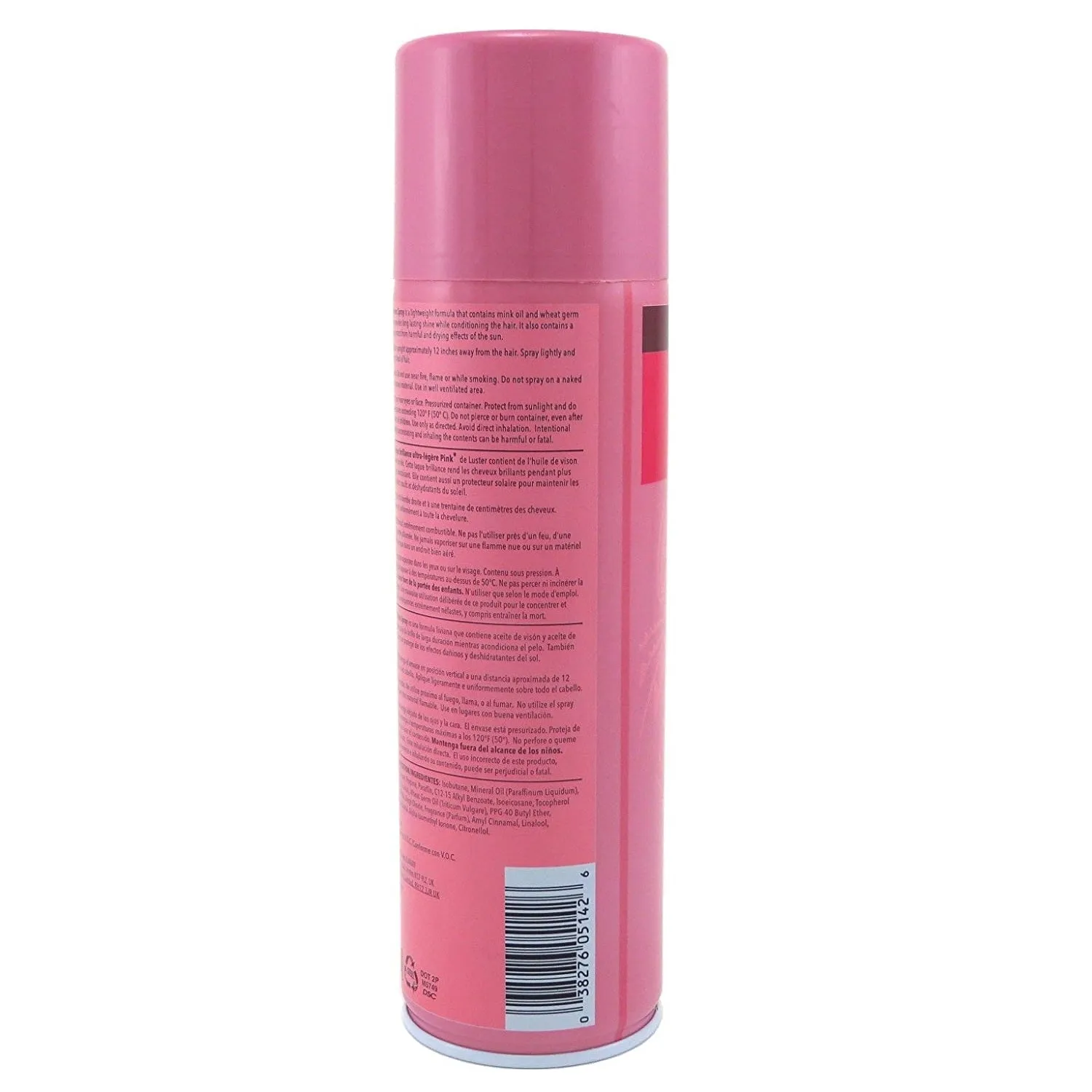Luster's Pink Sheen Spray 11.5 oz Hair Spray