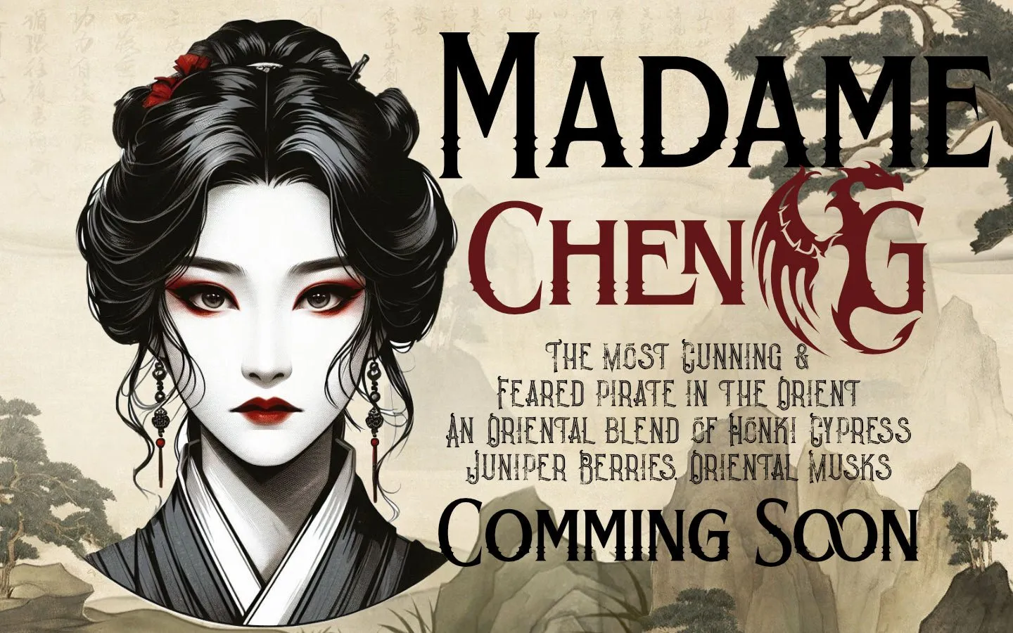Madame Cheng Aftershave Splash - Bold Oriental Fragrance for the Fearless