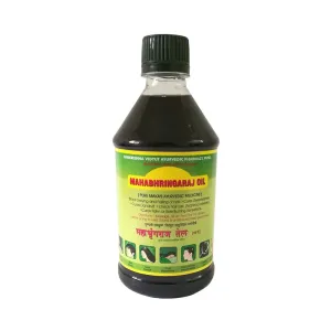 Mahabhringaraj Oil Ayurvedic Medicine Stops Greying & Hair Falling 500ml
