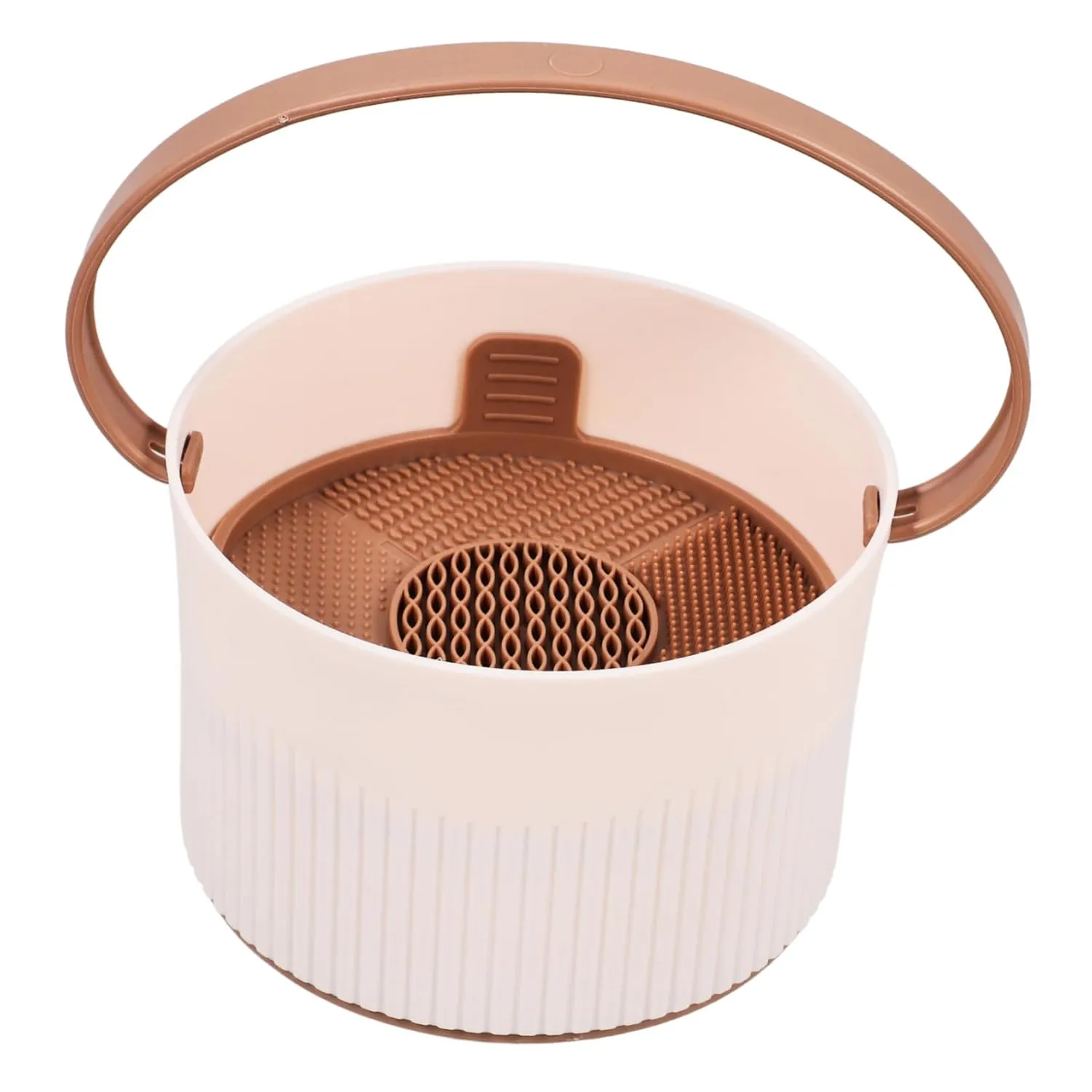 Makeup Brush Cleaning Bowl Portable Makeup Cleaner for Easy Removal of Powder and Colors Lightweight Design for Eyeliner and Blush Brushes Elegant