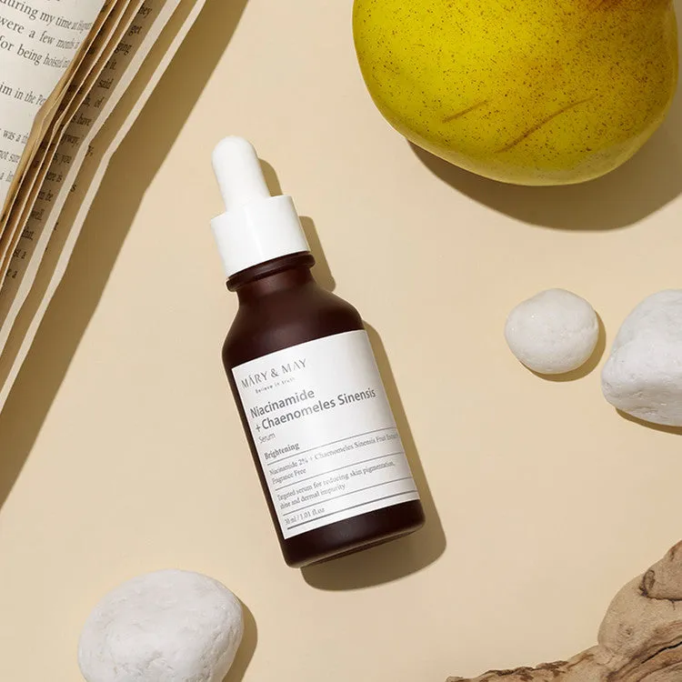 MARY & MAY Believe In Truth Niacinamide serum duo twin pack بكج مميز سيروم النياسينمايد وكريم العين من ماري اند ماي