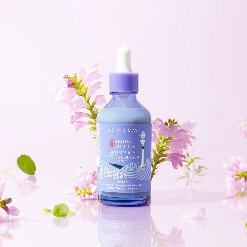 [Mary&May] *Seoul Edition* Retinol 0.1% Bakuchiol Cica Serum 80ml