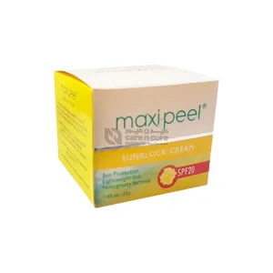 Maxi Peel Sunblock Cream Spf 20