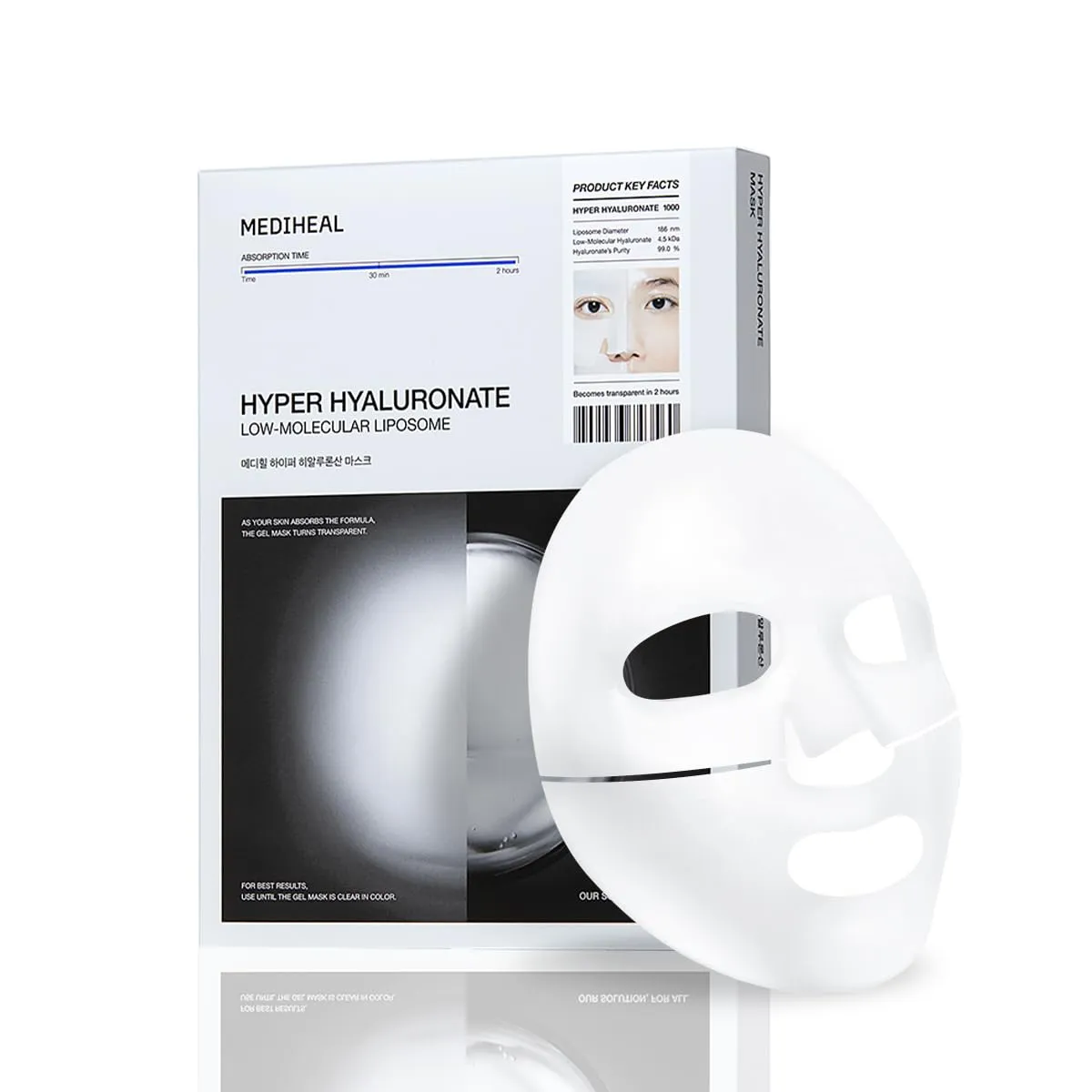 MEDIHEAL Hyper Hyaluronate Low-Molecular Liposome Mask