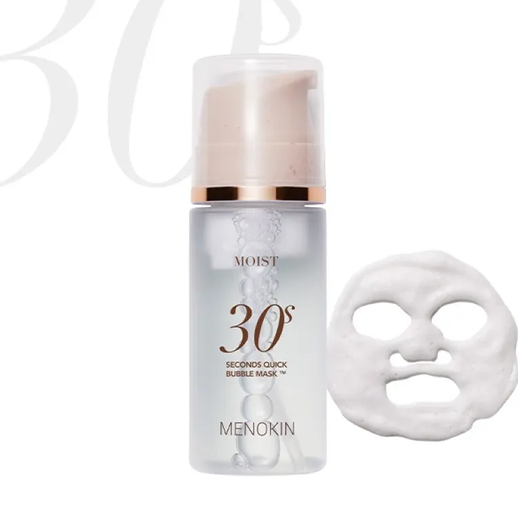 MENOKIN 30 Seconds Quick Bubble Mask (5 types); 3.21 fl.oz / 95ml