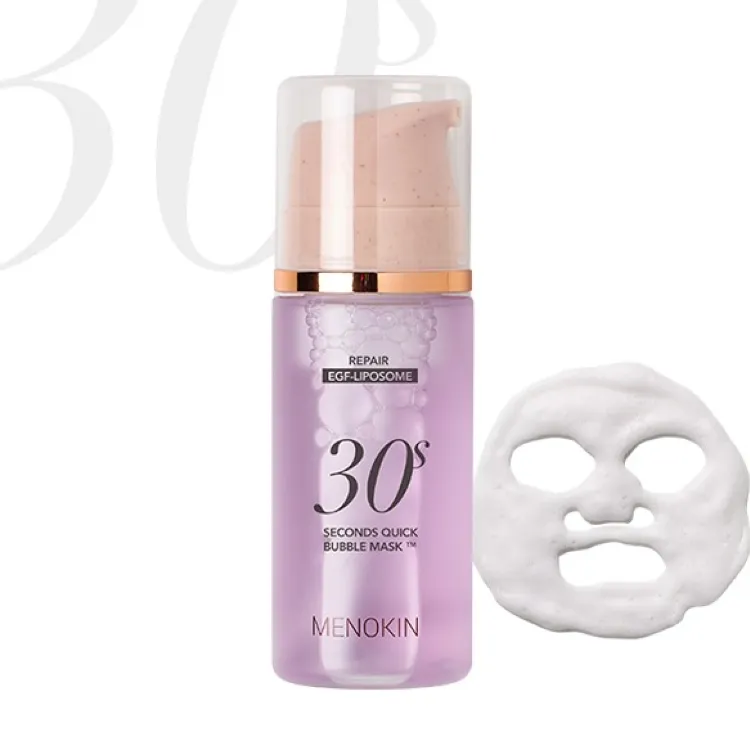MENOKIN 30 Seconds Quick Bubble Mask (5 types); 3.21 fl.oz / 95ml