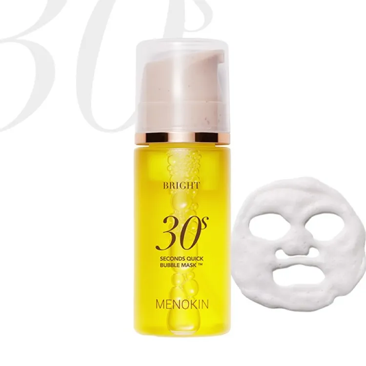 MENOKIN 30 Seconds Quick Bubble Mask (5 types); 3.21 fl.oz / 95ml