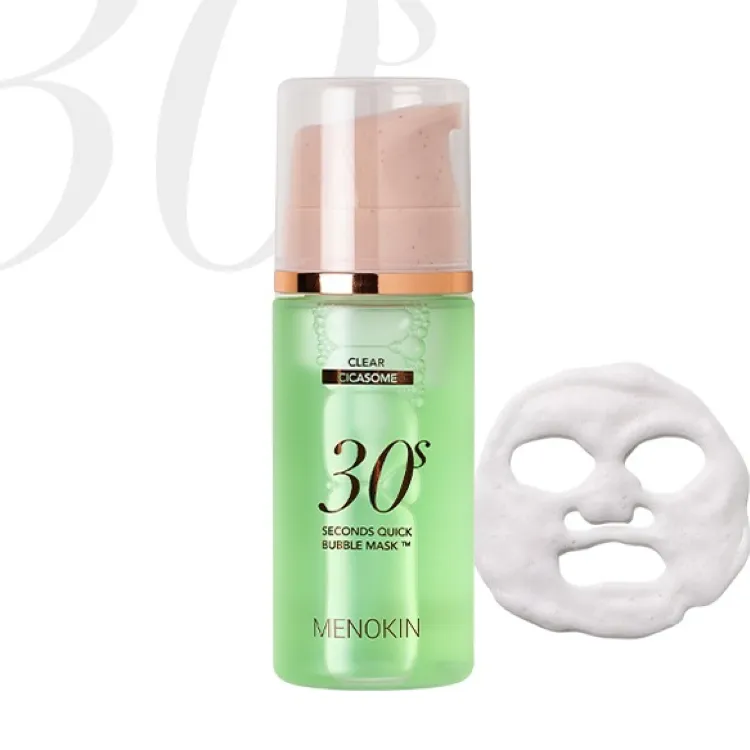 MENOKIN 30 Seconds Quick Bubble Mask (5 types); 3.21 fl.oz / 95ml