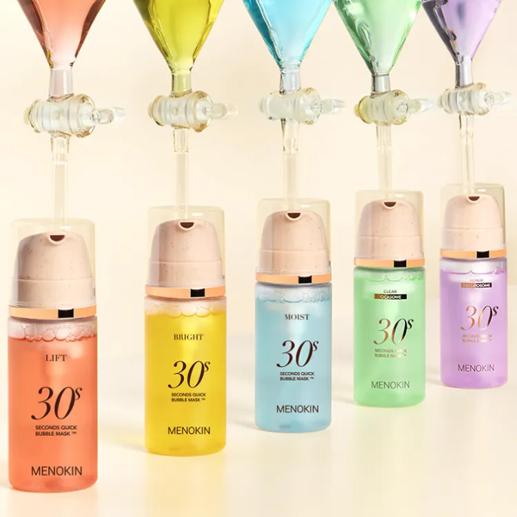 MENOKIN 30 Seconds Quick Bubble Mask (5 types); 3.21 fl.oz / 95ml