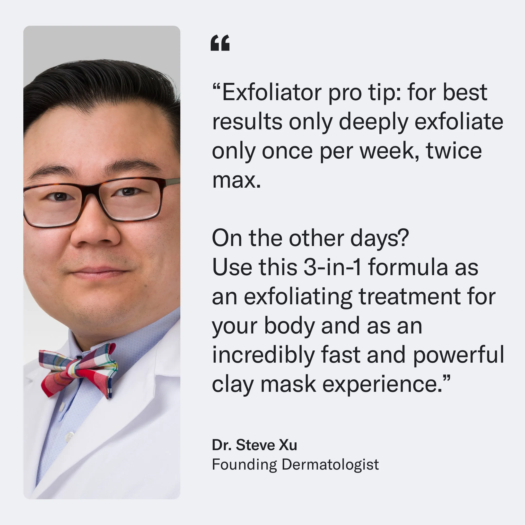 Micro Exfoliator & 3 Minute Clay Mask