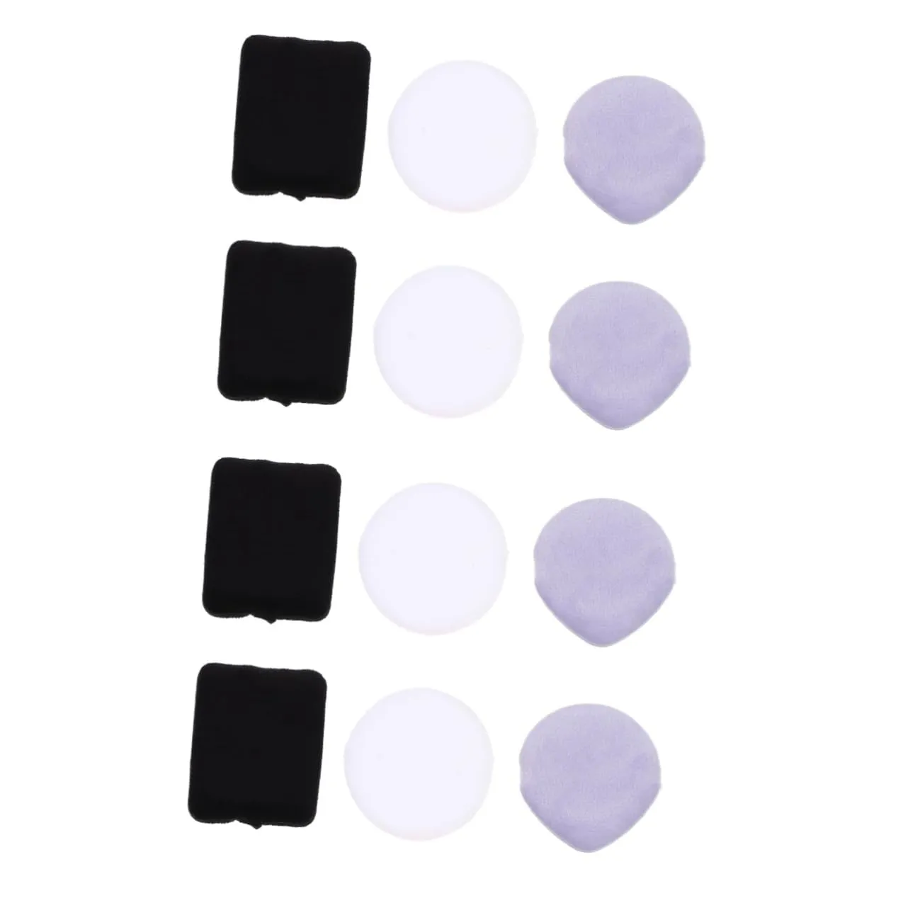 Mipcase 12pcs Makeup Puff for Women Comfortable and Practical Applicators and Heart Shapes for Loose and Foundation Application