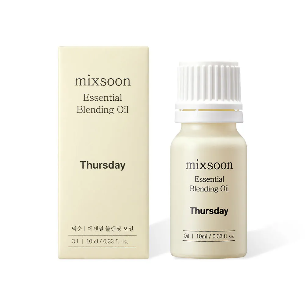 mixsoon Essential Blending Oil Thursday(Bergamot Oil/Brightening)