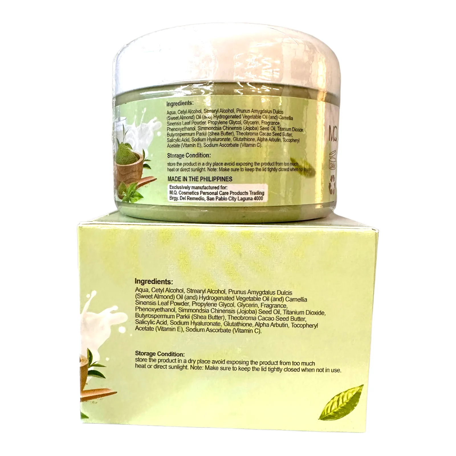 MQ - Matcha Glow Face and Body Scrub 300g