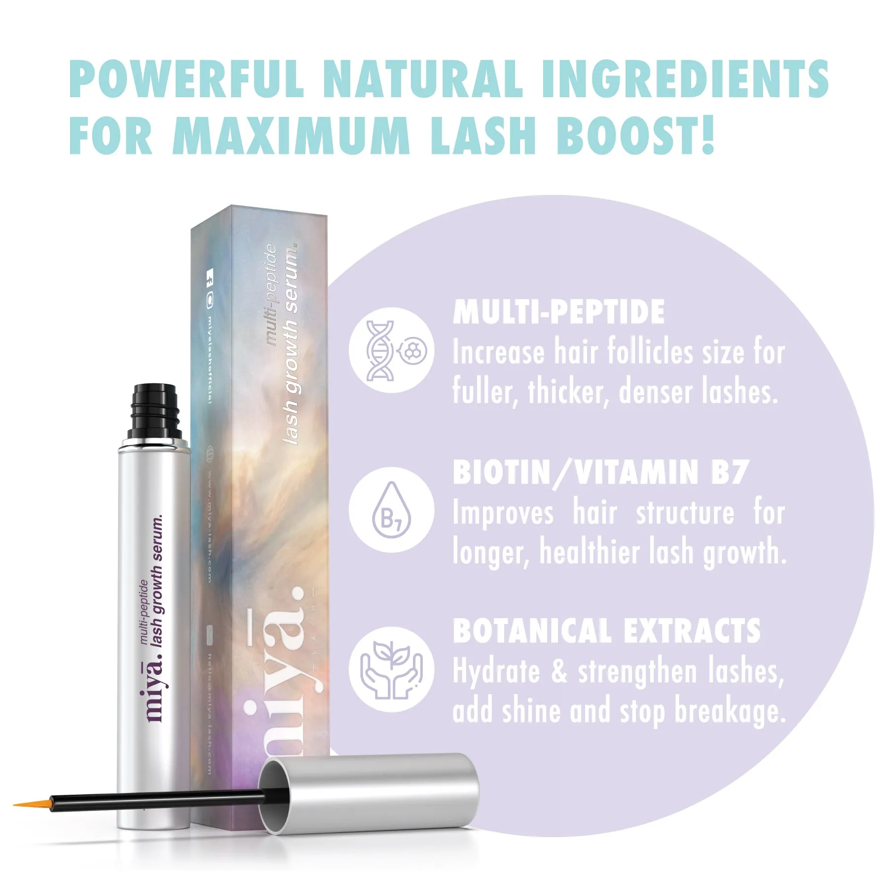 Multi-peptide Eyelash Growth Serum 3ML