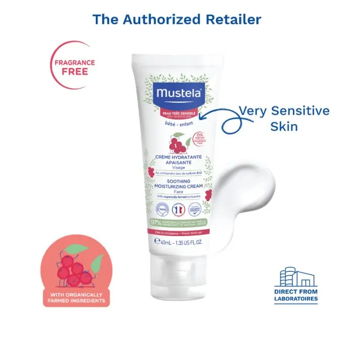 Mustela soothing moisturizing cream with schisandra 40ml