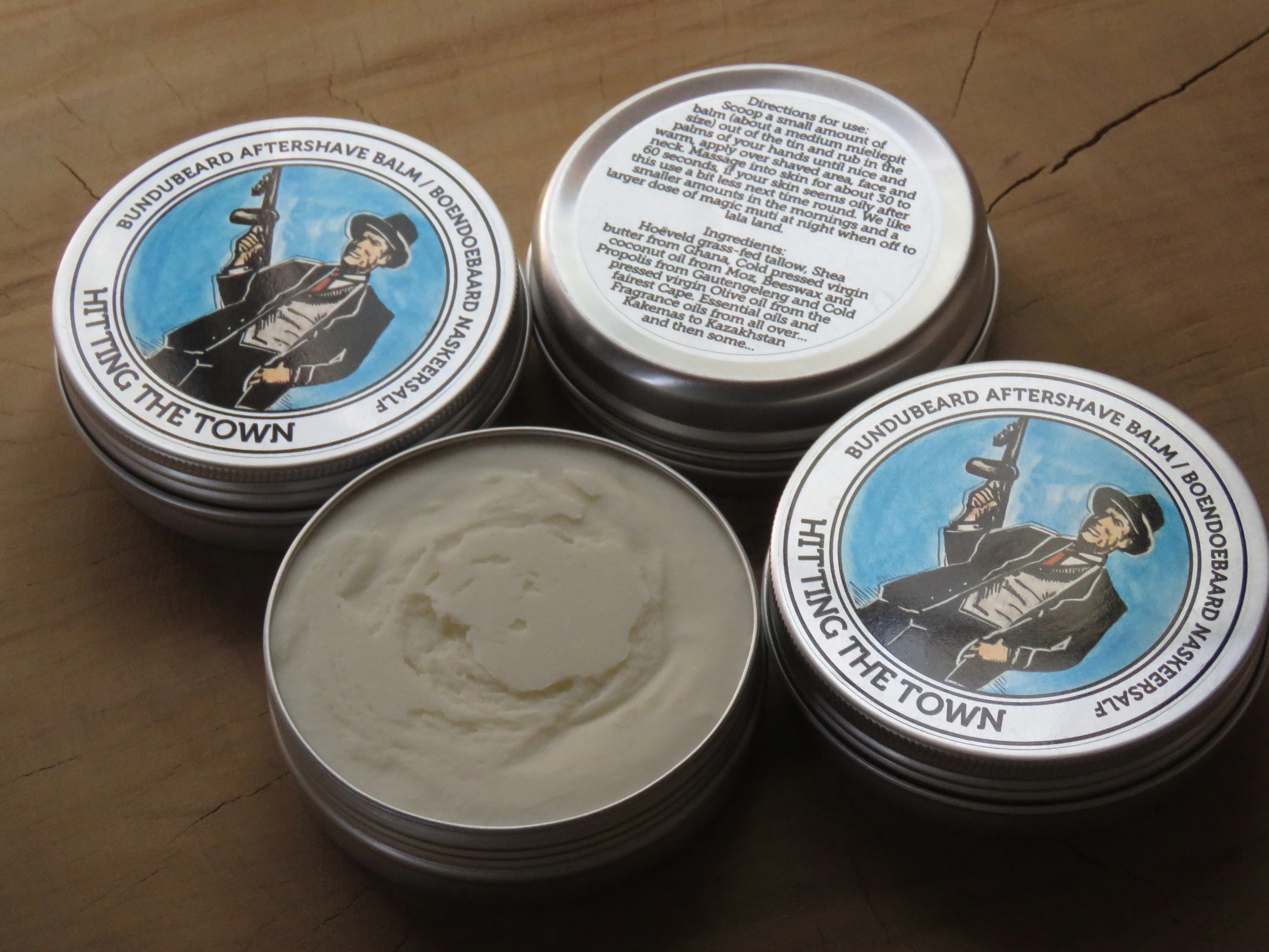 'My Bliksem' aftershave balm 'Hitting the town'