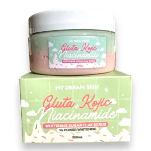 My Dream Skin - Gluta   Kojic Niacinamide Whitening Sugar Clay Scrub 250 ML