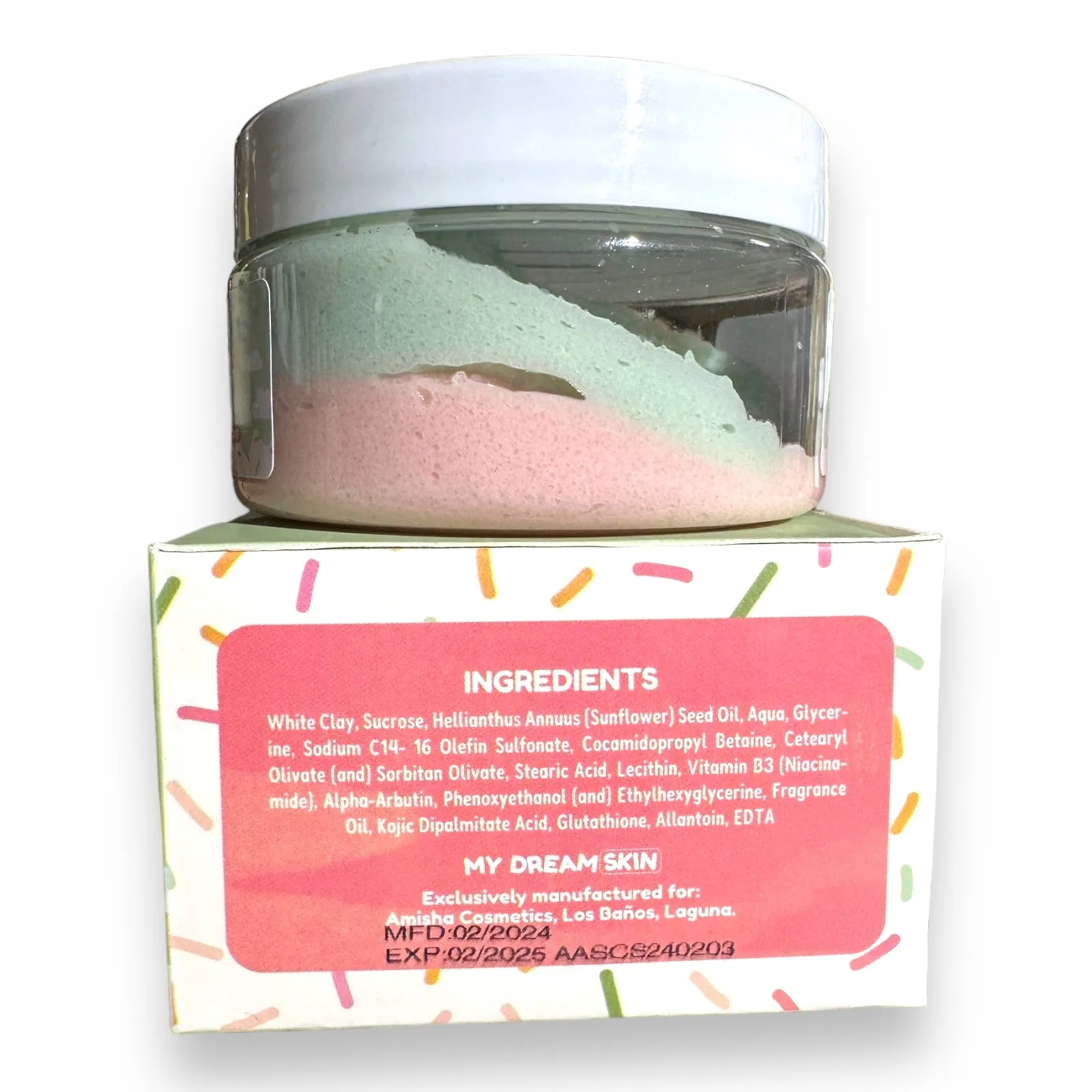 My Dream Skin - Gluta   Kojic Niacinamide Whitening Sugar Clay Scrub 250 ML