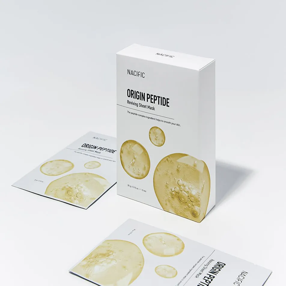 Nacific Origin Peptide Reviving Sheet Mask Pack 1ea