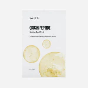 Nacific Origin Peptide Reviving Sheet Mask Pack 1ea