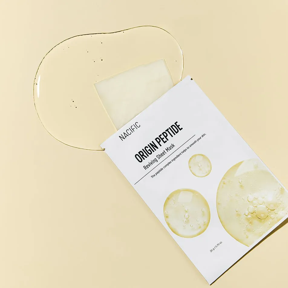 Nacific Origin Peptide Reviving Sheet Mask Pack 1ea